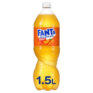 Refresco Fanta naranja zero pet 1,5L
