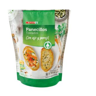 Panecillos Tostados Spar con ajo y perejil 160gr