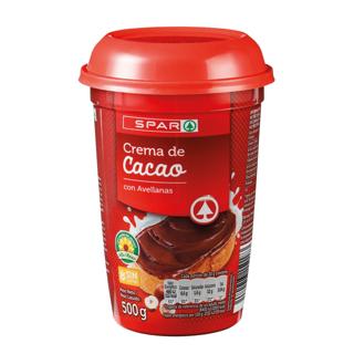 Crema Spar de cacao con avellanas 500gr