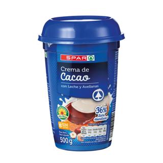 Crema Spar de cacao dos sabores 500gr