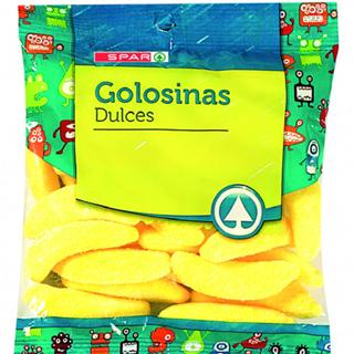 Gominolas Spar plátanos bolsa 200gr