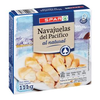 Navajuelas Spar al natural lata 111gr