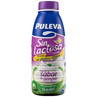 Leche Puleva Mañanas Ligeras semidesnatada sin lactosa brik 1L
