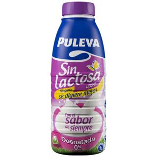 Leche Puleva Mañanas Ligeras desnatada sin lactosa brik 1L