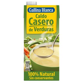 Caldo Gallina Blanca casero de verduras 100% natural 1L