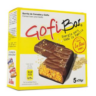Barritas La Piña Gofibar 5x35gr