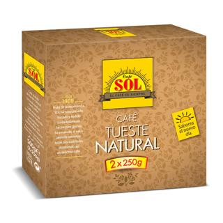 Café Sol molido natural 2 x 250gr