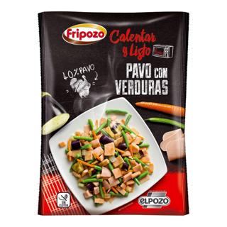 Pavo  Fripozo con verduras 400gr