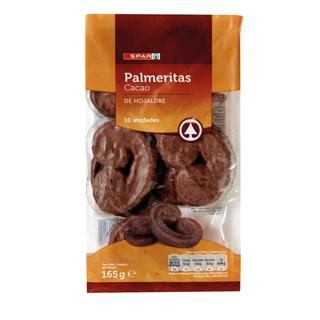 Palmeritas Spar de cacao 165gr