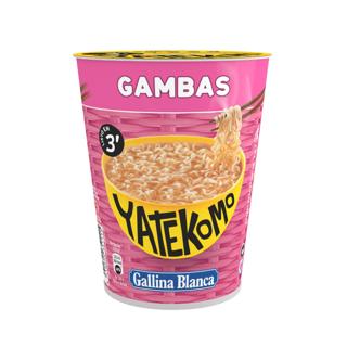 Fideos Orientales Yatekomo gambas vaso 60gr