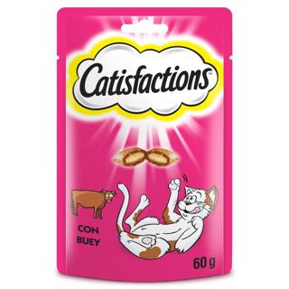 Snack para gato Catisfaction de buey  60gr