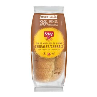 Pan Schär de molde con cereales, mijo y quinoa sin gluten y lactosa 300gr