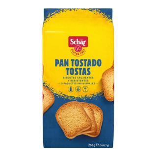 Pan Tostado Schär sin gluten 260gr