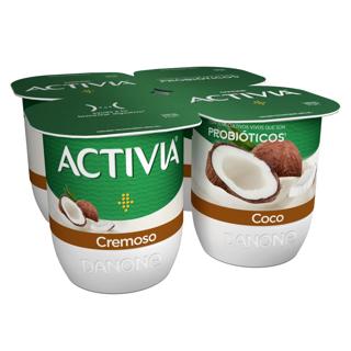 Activia cremoso coco 4x115gr