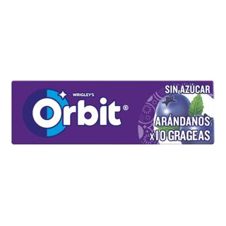 Chicles Orbit blueberry sin azúcar 14gr