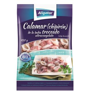 Calamar Aligator troceado 450gr