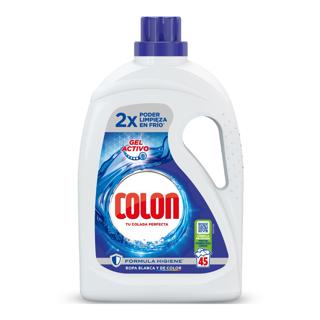 Detergente Colon para la ropa gel activo 45lavados 2,025L