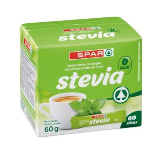 Stevia Spar edulcorante en sticks 60gr