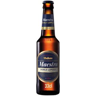 Cerveza Mahou maestra doble lúpulo botella 33cl