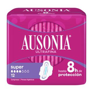 COMPRESAS AUSONIA SUPER ALAS 12UDS