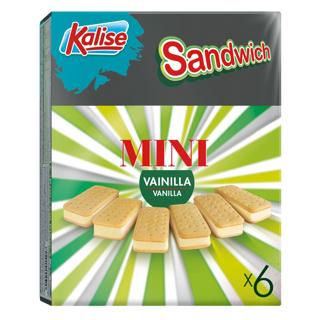 Helado Kalise mini sandwich vainilla 6x50gr