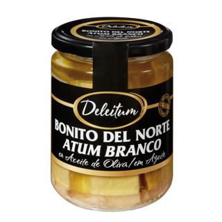 Bonito del norte Deleitum aceite de oliva tarro 400gr