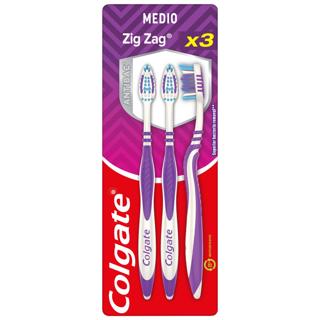Cepillo Colgate zigzag dental 2+1 3UD