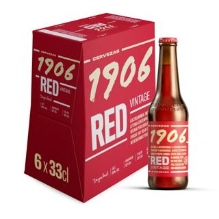 Cerveza 1906 rubia red vintage botella 33cl pack 6UD