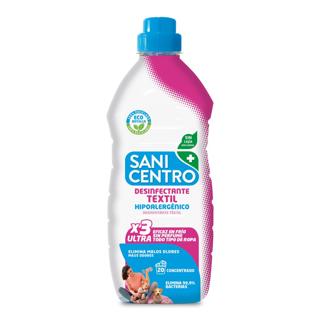 Desinfectante Sanicentro textil sin lejía 1L