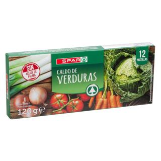 Caldo Spar de verduras 12 pastillas