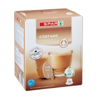 Café Spar cortado 16 cápsulas