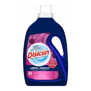 Detergente Disiclin líquido 3D rosa mosqueta 30 lavados  1,8L