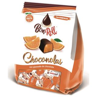 Choconolas Bonroll de naranja con glaseado de chocolate negro 150gr