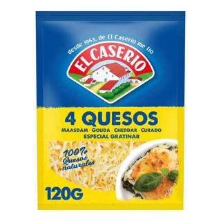 Queso El Caserio 4 quesos rallado 120 g