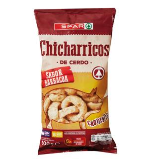 Cortezas Spar chicharritos sabor a barbacoa 100gr