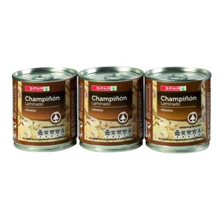 Champiñones Spar laminados lata 3x185gr