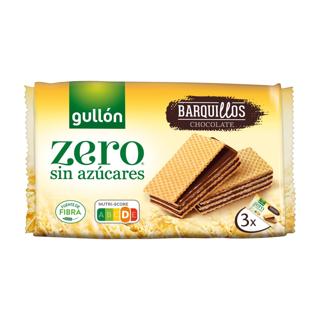 Galletas Gullón de barquillo chocolate sin azúcar 180gr
