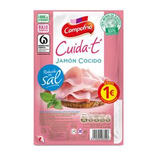 Jamon cocido Campofrio cuidate lonchas 75 g