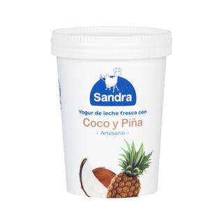 Yogur Sandra con coco y piña 500gr