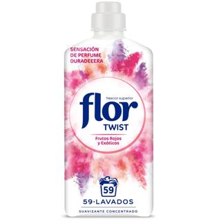 Suavizante Flor concentrado frutos rojos y exóticos 59dosis