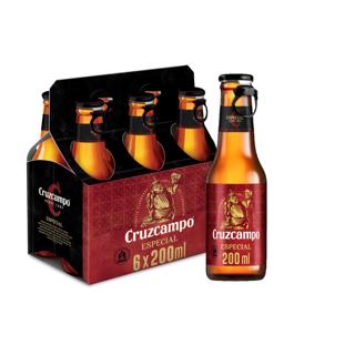 Cerveza Cruzcampo especial botella pack 6x20cl