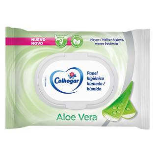 PAPEL HIG.COLHOGAR HUMEDO ALOE 42UD