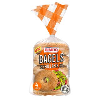 Bagels Bimbo de semillas 4ud 300gr