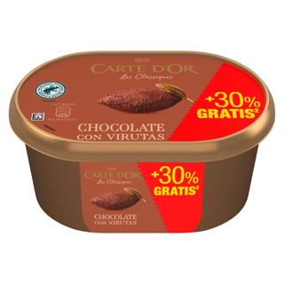 Helado Carte D`Or chocolate 900ml+40%gratis