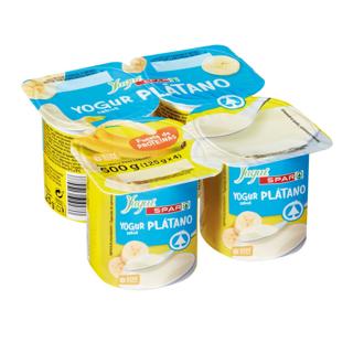 Yogur Yuguispar plátano 4x125gr