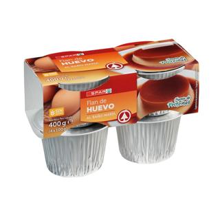 Flan Spar de huevo al baño maria 4x100gr