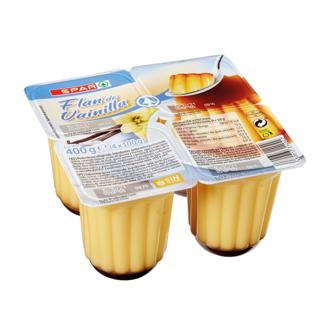 Flan Spar de vainilla 4x100gr