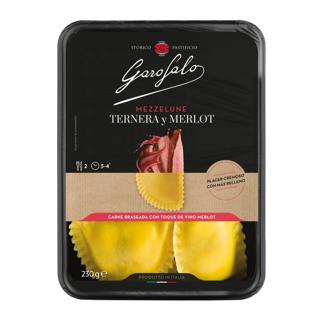 Mezzelune Garofalo ternera y merlot 230gr