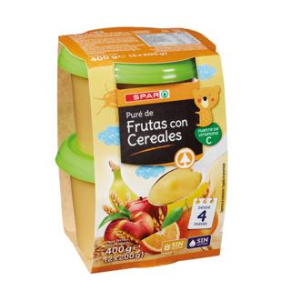 POTITO SPAR FRUTA C/CEREALES 2X200GR