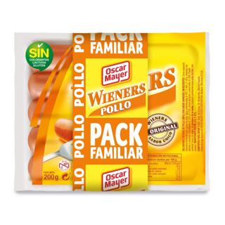 Salchichas Oscar Mayer wiener de pollo pack-3